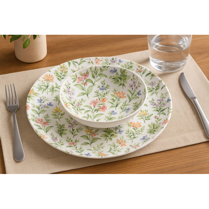 Assiette plate Craft 10,5 po - blanc