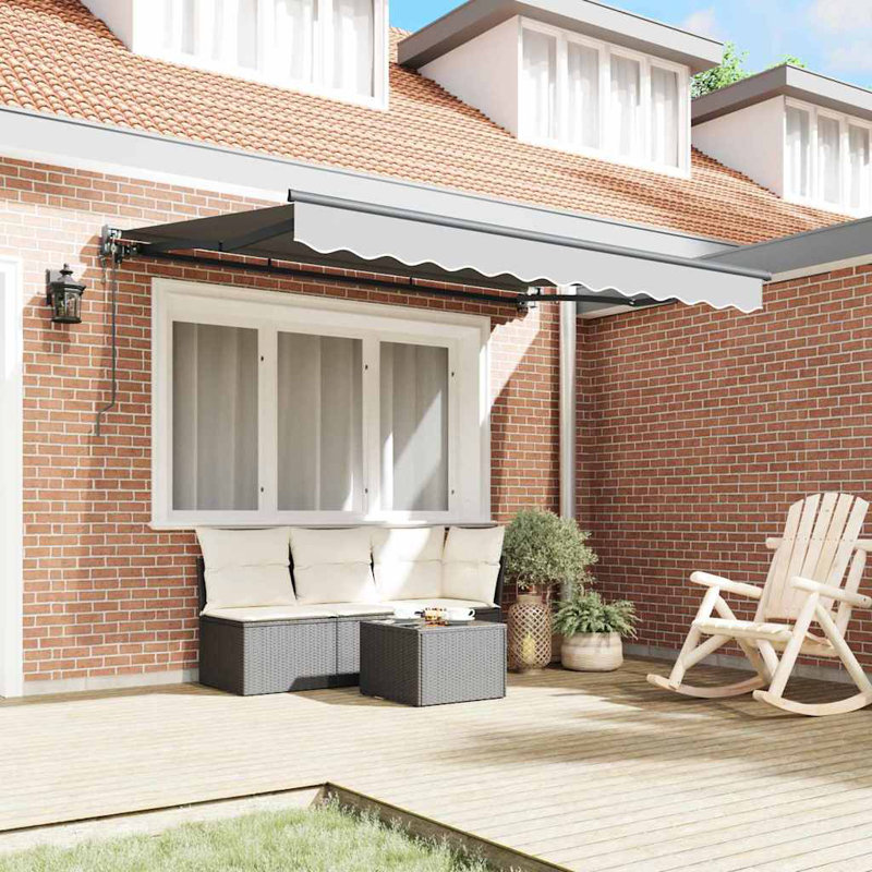 Awning Frame Metal, 300cm W x 200cm D, Black