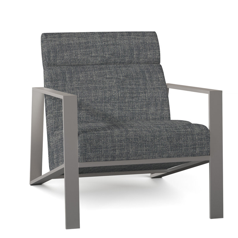 Marco 29" Wide Armchair, Dark Grey Chenille 5533-011