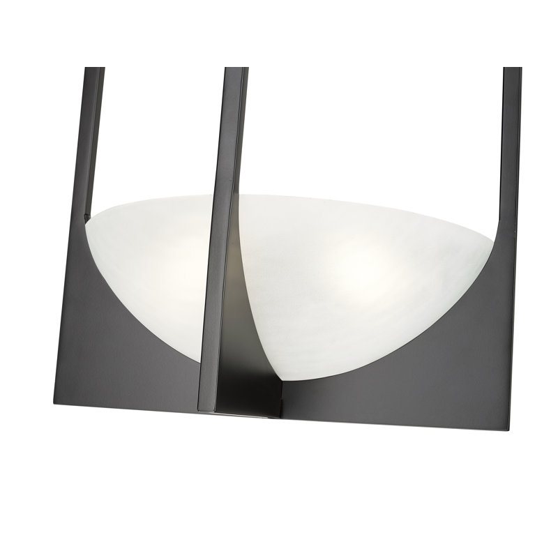 Hoyet demi-lune en acier, Noir mat