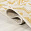 Tapis intérieur / extérieur crème / jaune Truman Bohemian Medallion-464056735