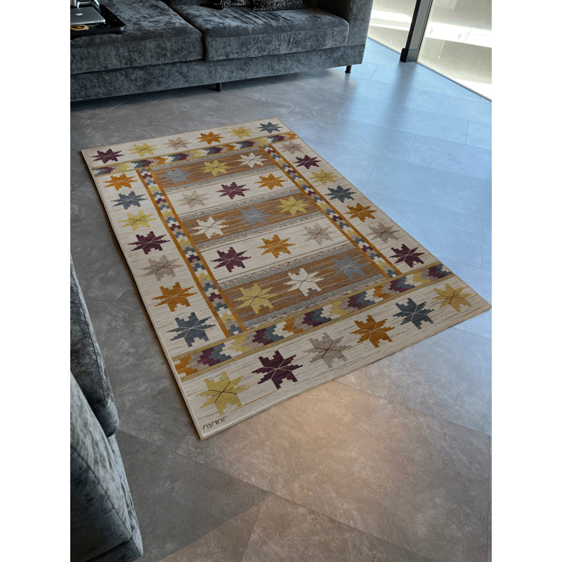 Tapis rectangulaire Kalervo, Rectangle 2 pi 8 po x 5 pi