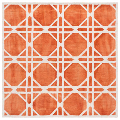 Tapis géométrique en laine touffeté à la main Whit