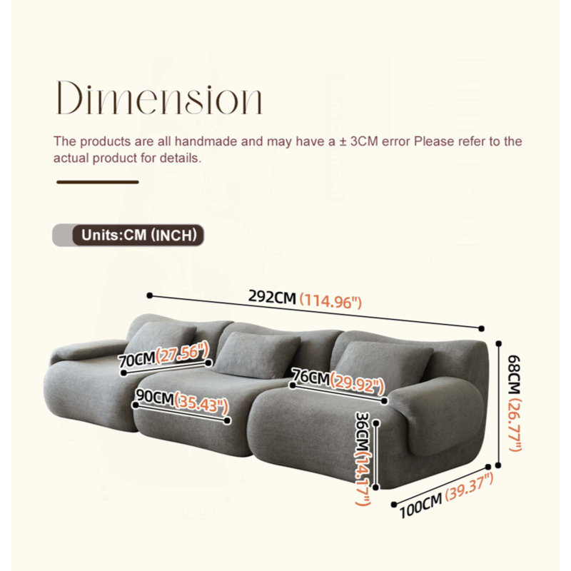 Canapé modulaire modulaire, canapé modulaire compressé, canapé de style minimaliste moderne, chambre à coucher, canapé compressible confortable et peu encombrant