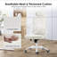 Chaise de bureau ergonomique, chaise de bureau avec appui-tête, chaise d'ordinateur à haut dossier avec accoudoirs et support lombaire réglable pour la salle d'étude de bureau à domicile