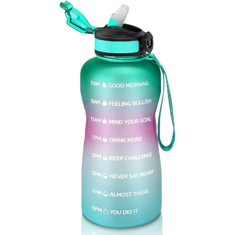 THE GYM KEG Gym Water Bottle 74oz, Half Gallon
