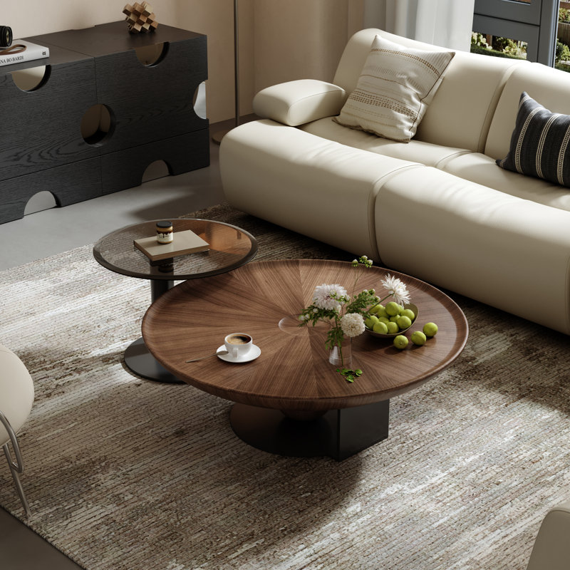 Table basse gigogne en bois Marizela