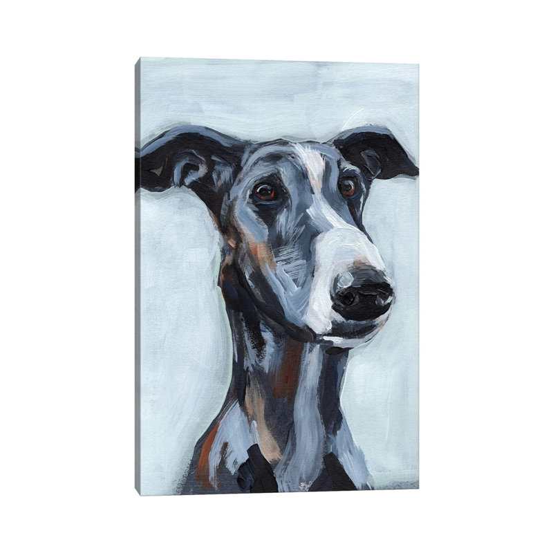 Bestie Portrait II by Jennifer Paxton Parker - Wrapped Canvas Painting, 20.32 cm H x 30.48 cm W