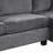 Upholstered Sectional Sofa With Movable Storage Ottoman-1294128353