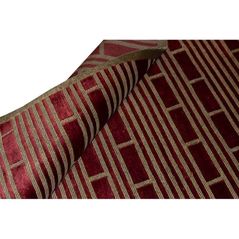 Hand Woven Wool Geometric Area Rug