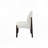 Beige Fabric Side Chair