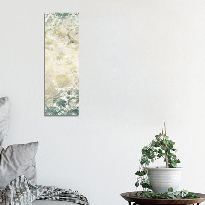 Emerald Textile II by June Erica Vess - Wrapped Canvas Panoramic Print
