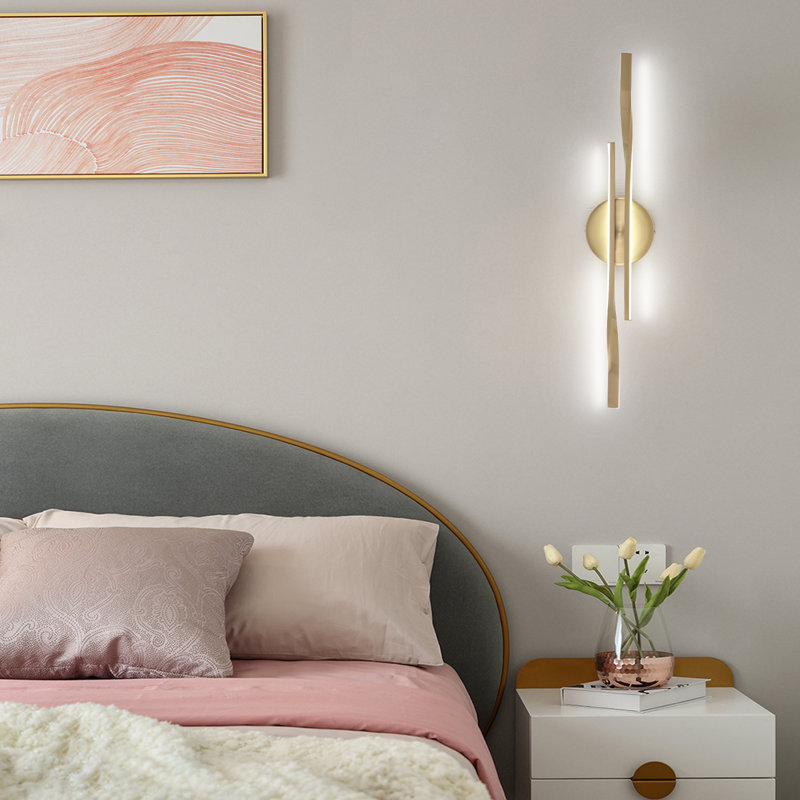 Shoji 2 - Light Dimmable LED Vanity Light, Gold