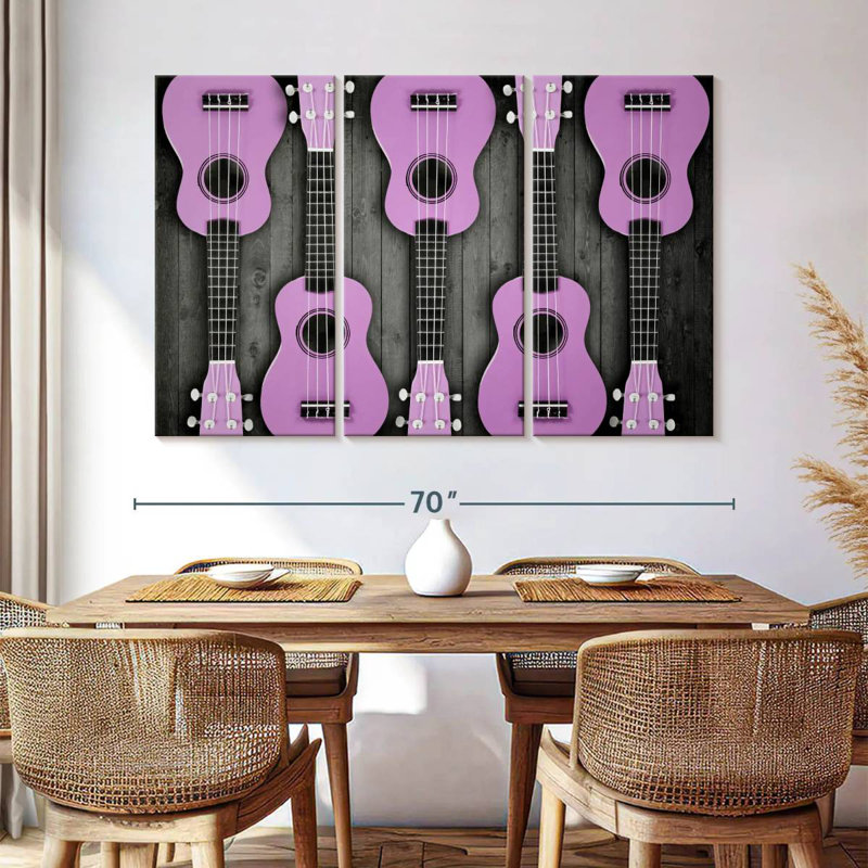 Abarca - mauve, guitare acoustique, H 42 po x l 65 po