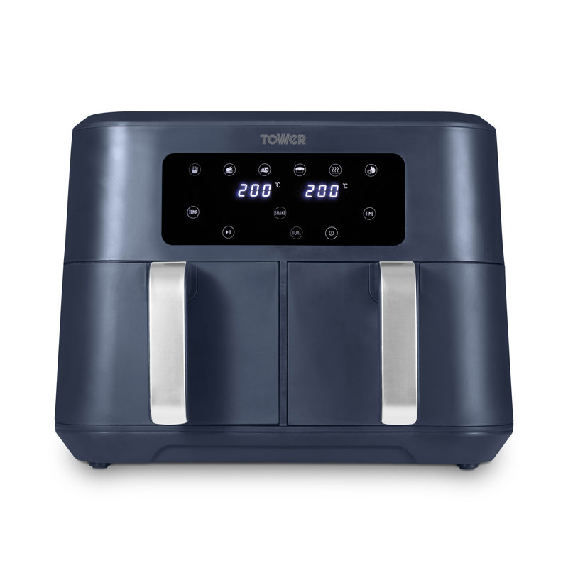 Tower 8.5L Air Fryer, Grey/Chrome