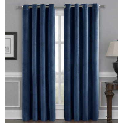 Caffee Blackout Velvet Curtain Panel