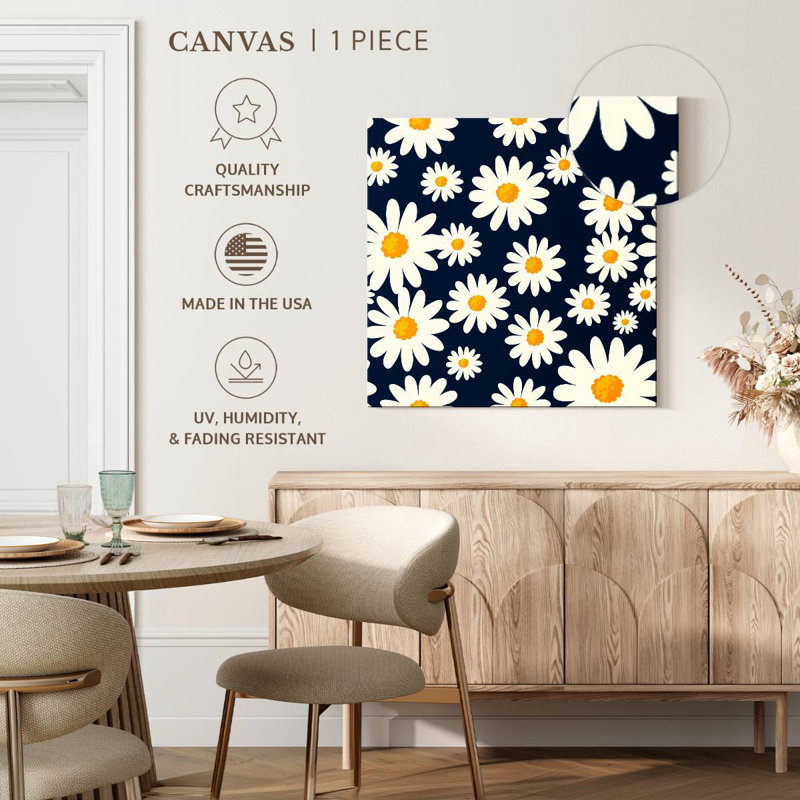 Harnek Daisy Pattern, 39" H x 39" W