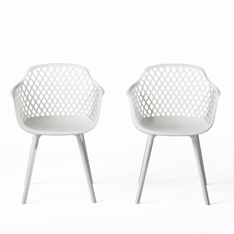Fauteuils de salle à manger Olivia, Blanc