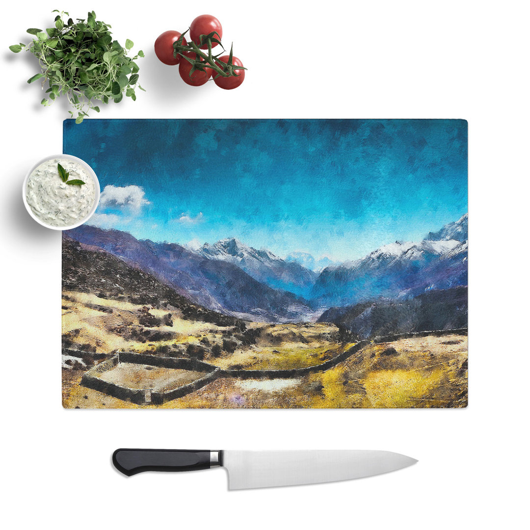 The Annapurna Circuit in Nepal Chopping Board