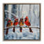 Cadre flottant Winter Cardinals, par Jim Baldwin-2031278347-2031278349