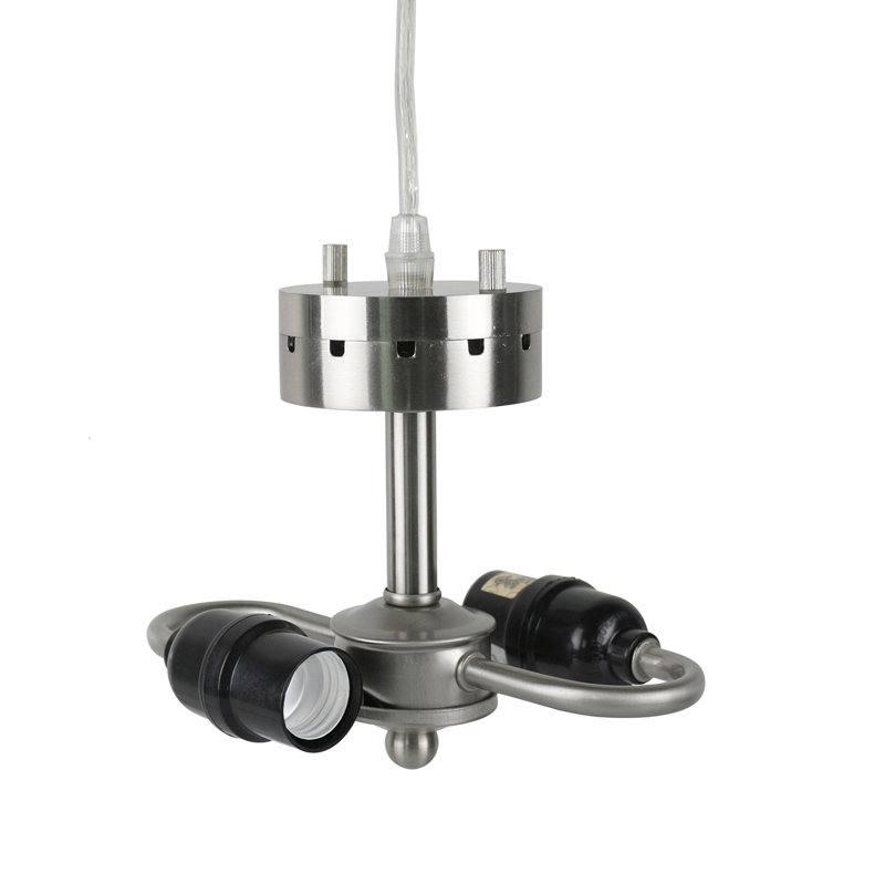 Pied de lampe Abiegail, Argent