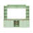 Mint Green/Brown