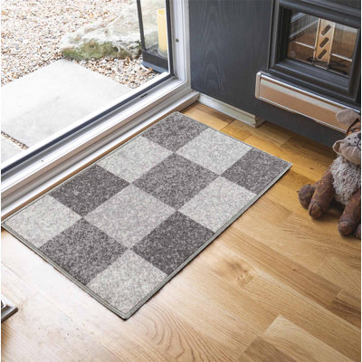 Mistie Non-Slip Geometric Indoor Doormat