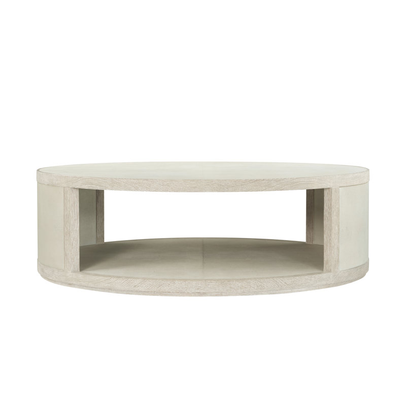 Maxwell Cocktail Table, Cashmere, 17" H x 54" L x 54" W