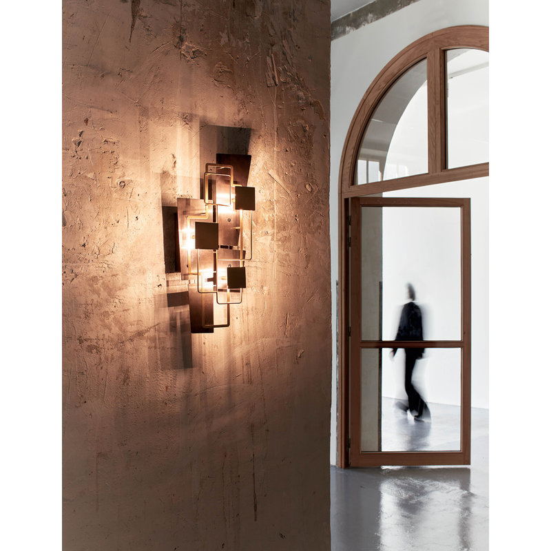 Eric De Dormael Solid Brass LED Flush Mounted Sconce