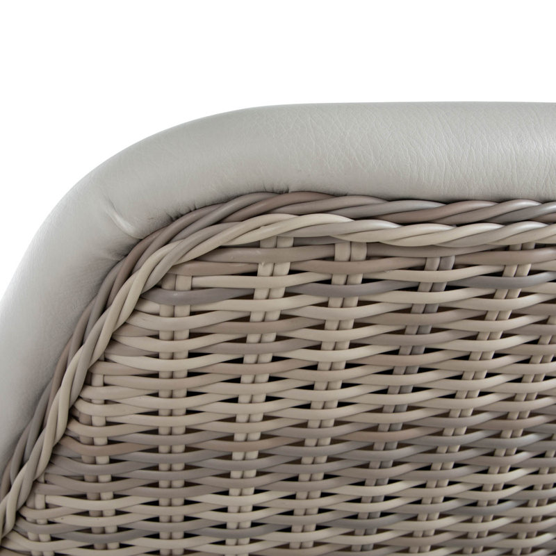 Palma 80" Wide Outdoor Rectangle Patio Sofa with Cushions