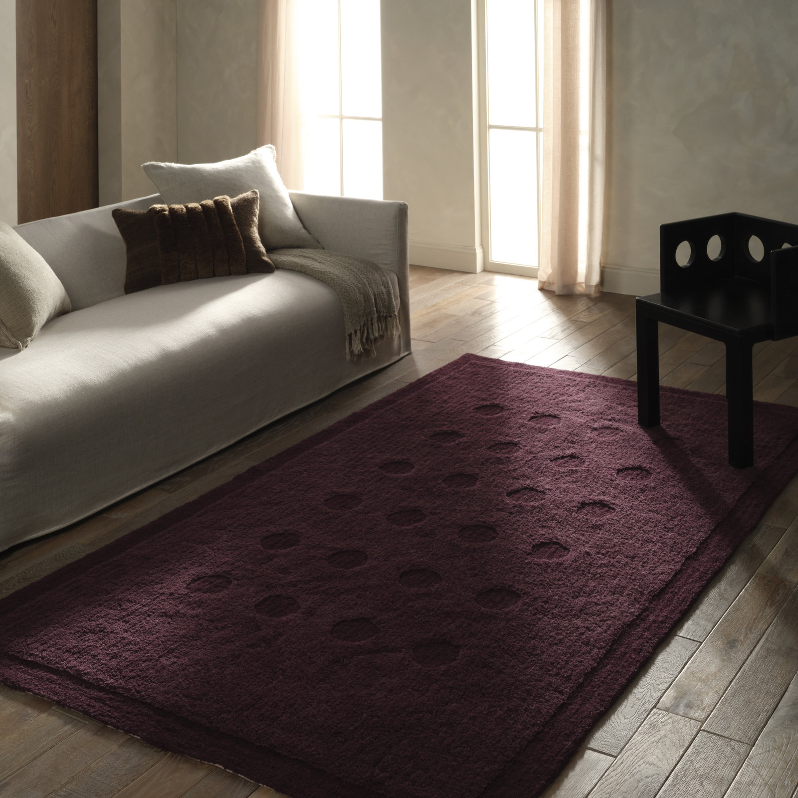 Pelagia Hand-Tufted Moroccan Rug, Rectangle 7'9" x 9'9"