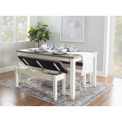 Atiqa Painted Rustic Dining Table