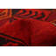 Tapis de couloir unique en laine 3 pi 9 po x 12 pi 4 po Melis Rouge