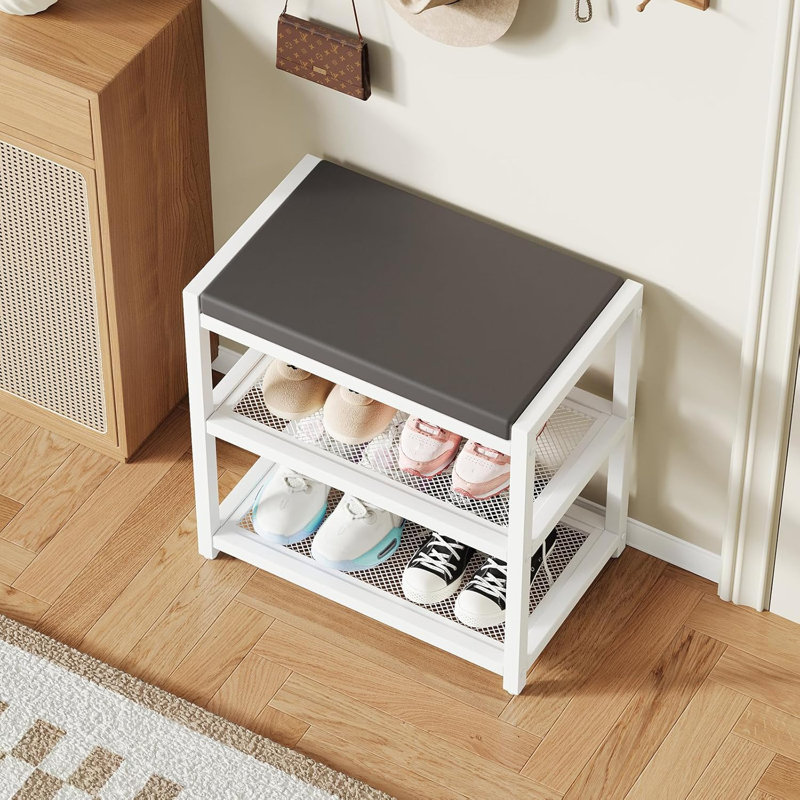 Small Shoe Bench With Storage