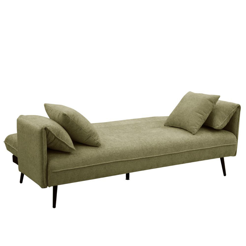 Frederick 3 Seater Sofa Bed, Green