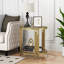 Glass Top End Table
