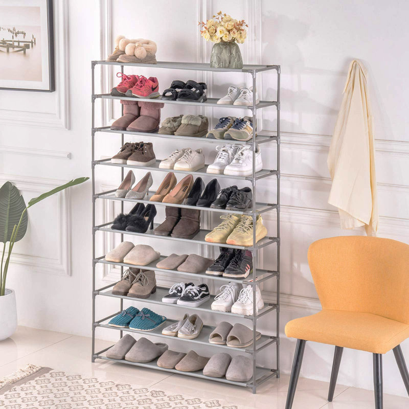 36 Pair Shoe Rack, Grey