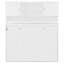 Lit escamotable avec tablettes ouvertes et armoire, grand lit escamotable-679040494