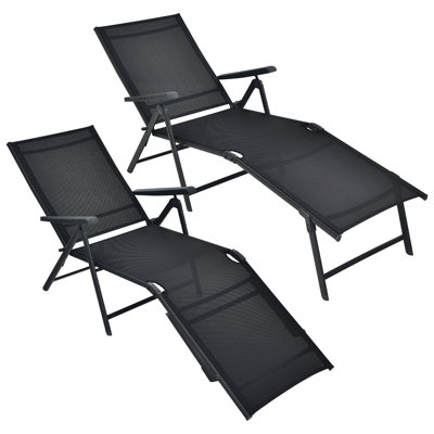 Chaise longue simple inclinable Shoucair