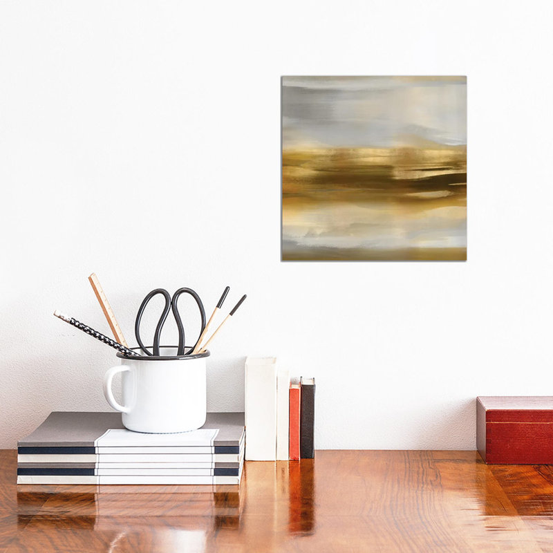 Gold Rush II by Jake Messina - Wrapped Canvas Painting, 30.48 cm H x 30.48 cm W