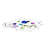 Butterflies Acrylic Square Decorative Tray-122474533-122474534