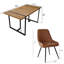 5 - Piece Faux Leather Dining Set-102673549