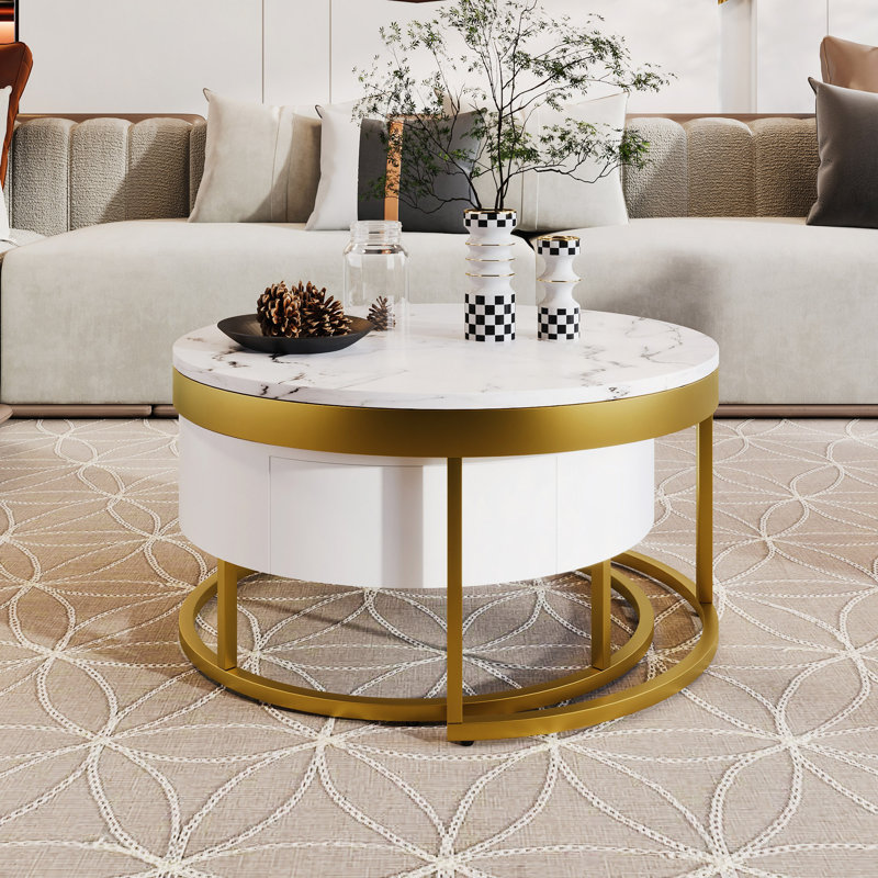 Table basse gigogne moderne avec tiroirs Modern