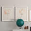 Fleur Petite I - Ensemble de 2 peintures sur toiles encadrées-1069795077-1069795087