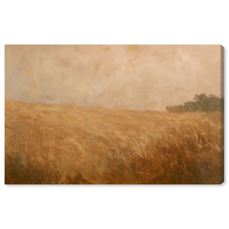 Endless Grain Field Rustic Farmhouse Canvas Art, 15" x 10"