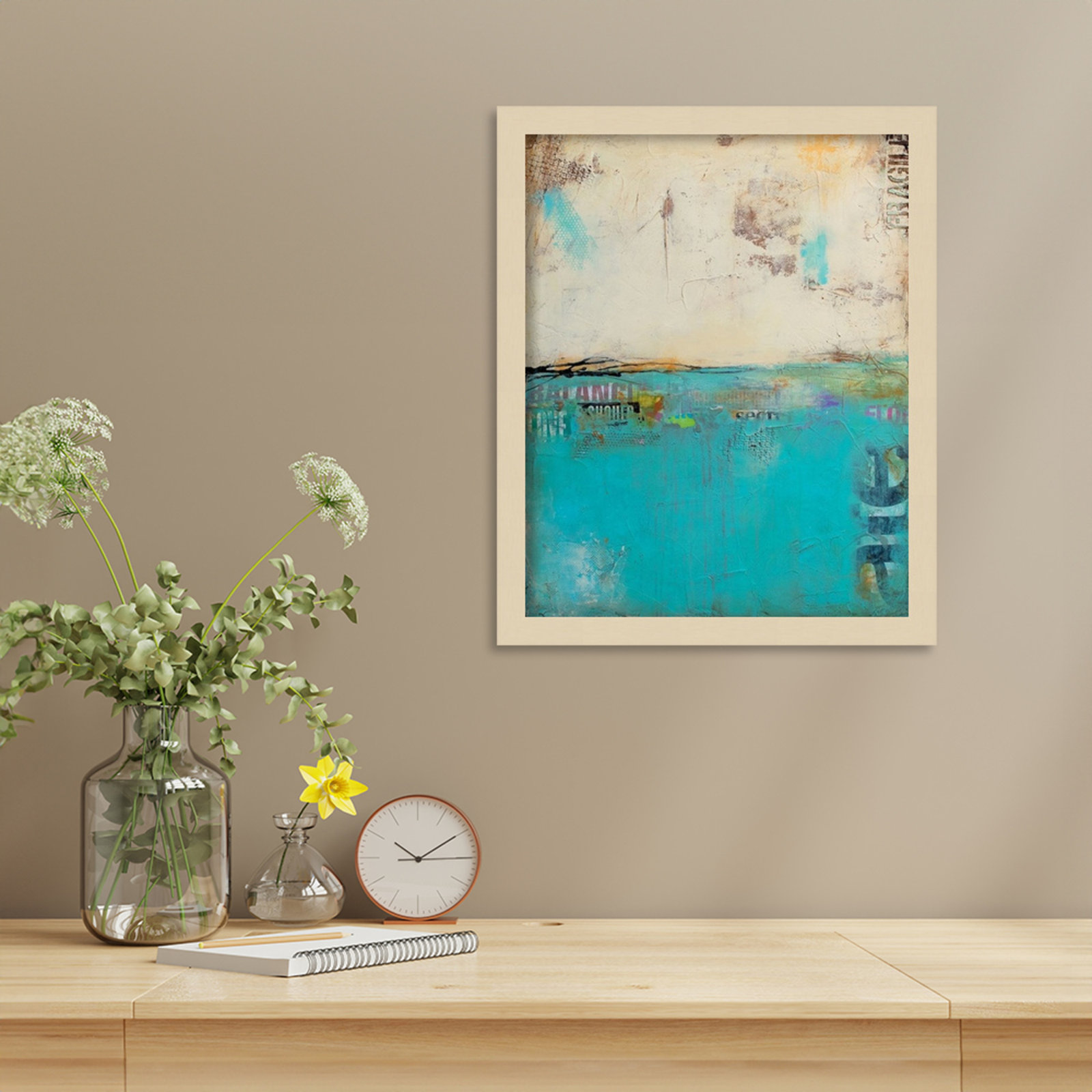 Urban Edge Print by Erin Ashley, 17" H x 14" W, Brown
