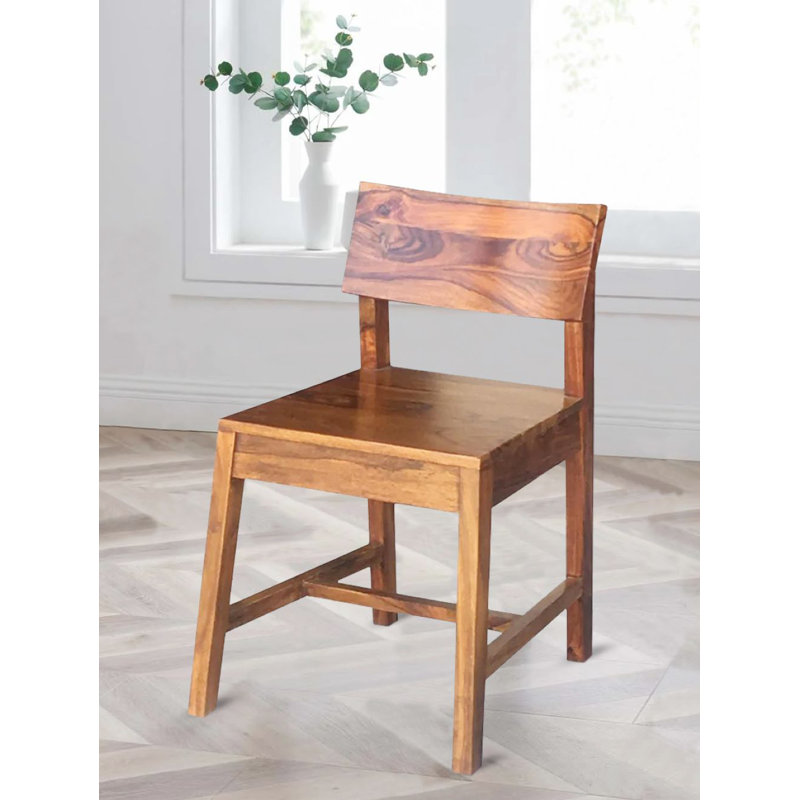 Jeddo 55cm H Solid Wood Side Chair