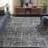 Claiborn Hand Tufted Wool/Cotton Abstract Rug in Ivory/Black-1977355341