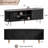 63'' Wooden TV Stand For Tvs Up To 70 Inch, Entertainment Center, Console Cabinet With Power Outlet And Ample Storage Place(Black)-334326863-334326851
