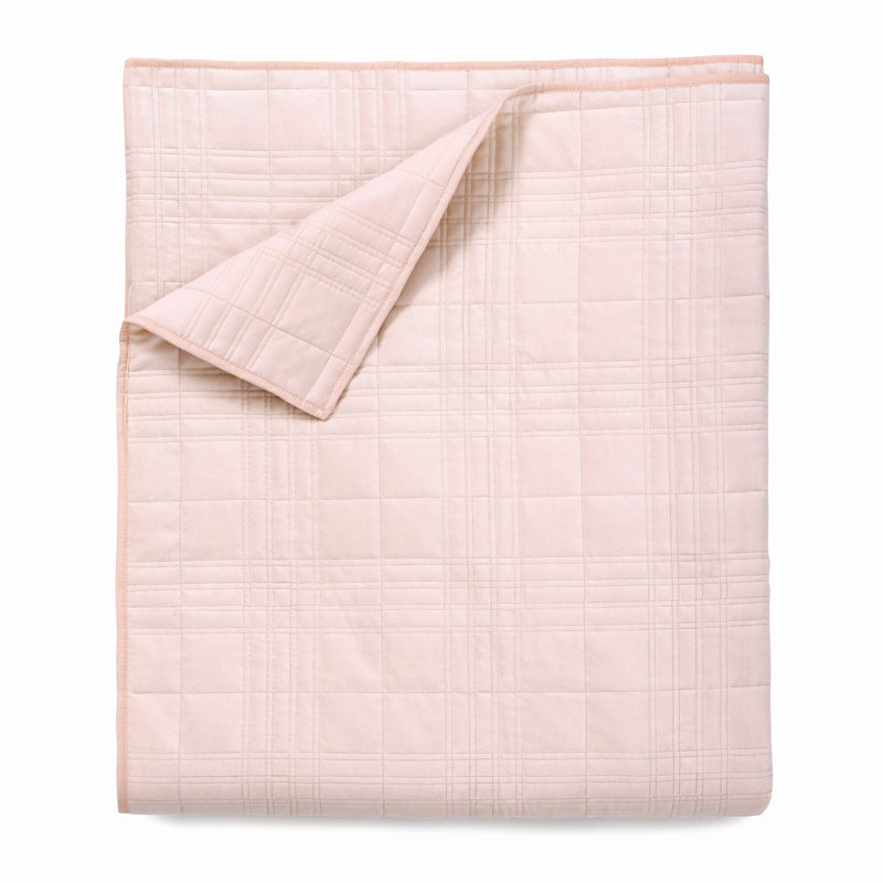 144 TC, Courtepointe très grand + 2 très grandes taies d, Rosé